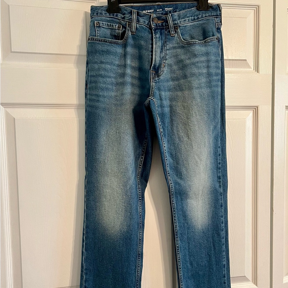 Old Navy Men's Straight Jeans in Blue